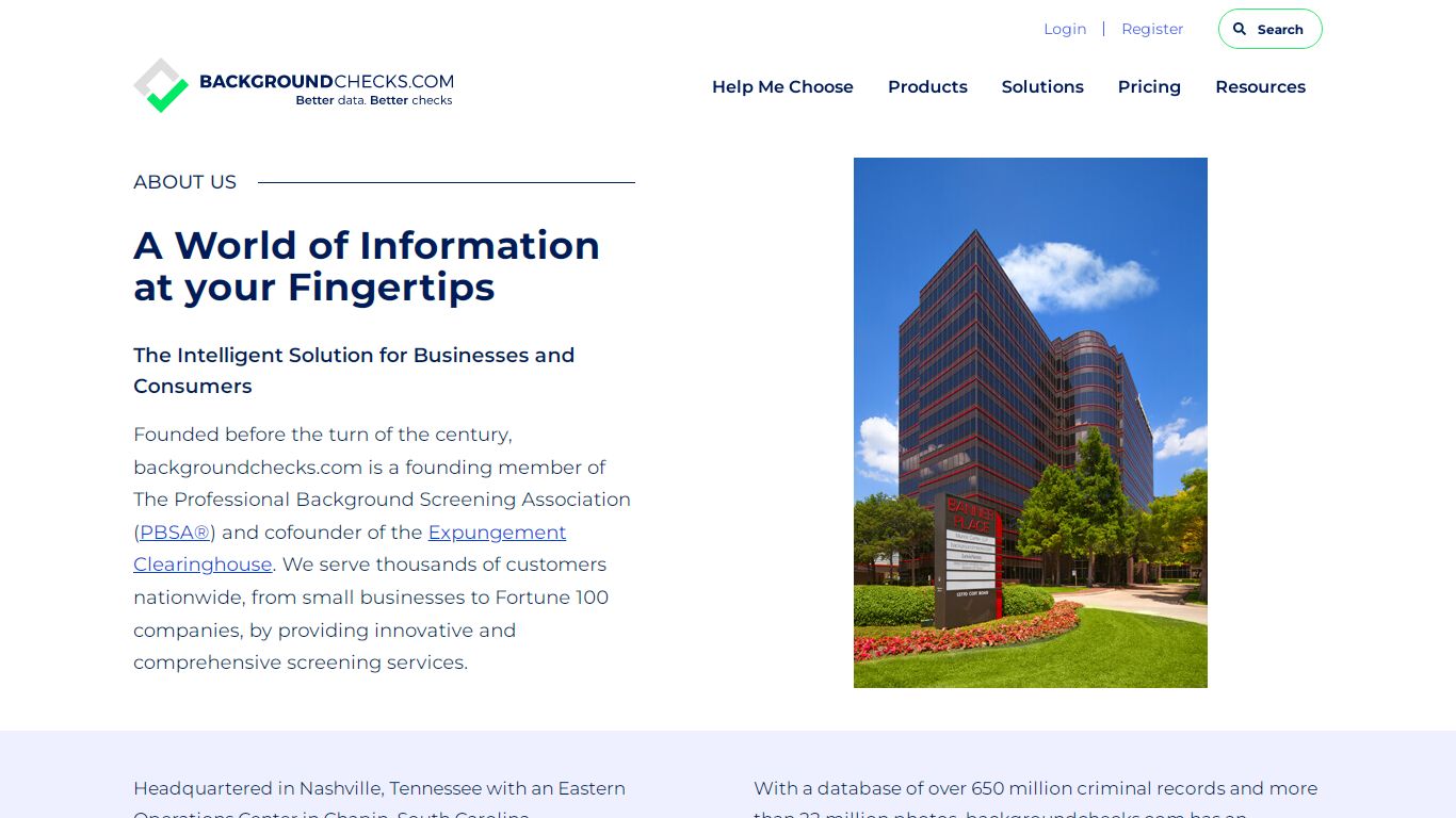 Learn more about backgroundchecks.com the company